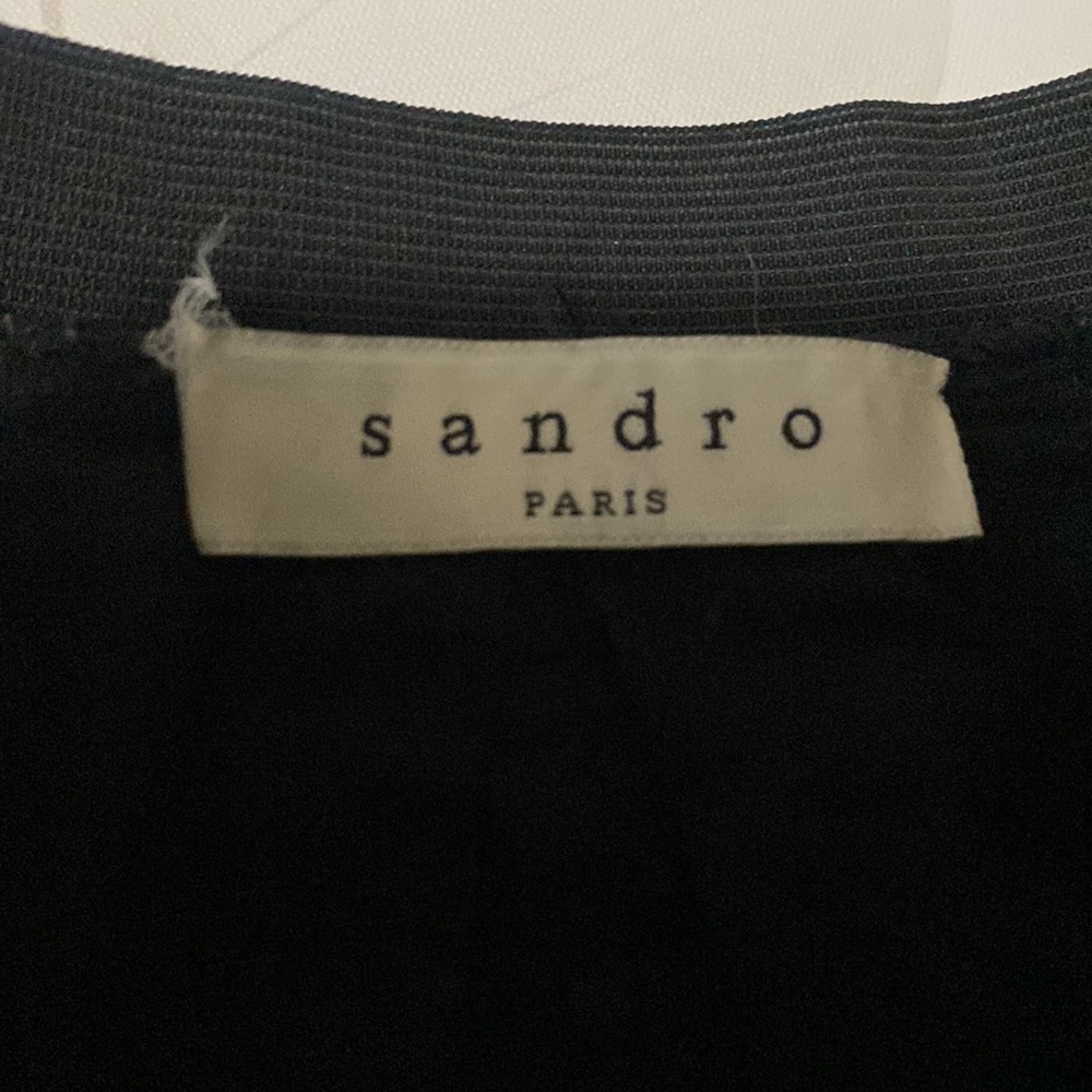 SANDRO Black Janice Skater skirt - Picture 4 of 8